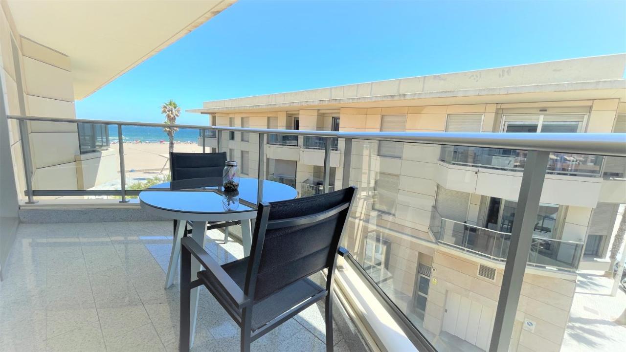 Beach Valencia Luxury A40-35 Apartment With Terrace And Sea Views Luaran gambar