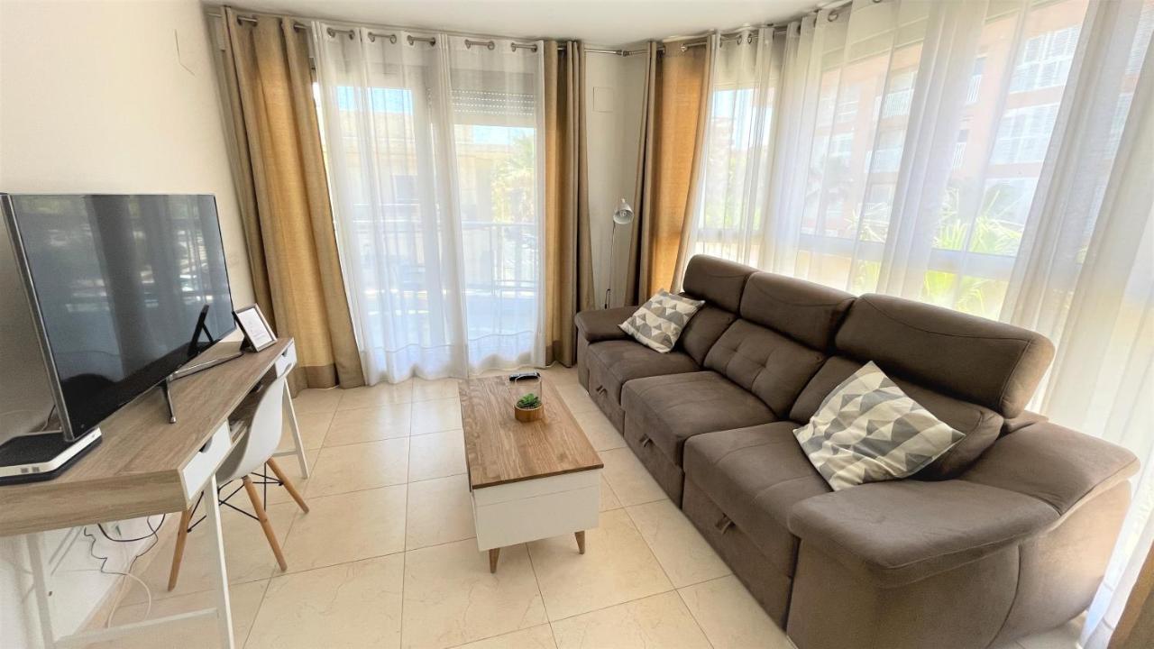 Beach Valencia Luxury A40-35 Apartment With Terrace And Sea Views Luaran gambar